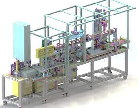 Mô hình thiết kế 3D hệ thống máy tự động hóa (Trang 5)
